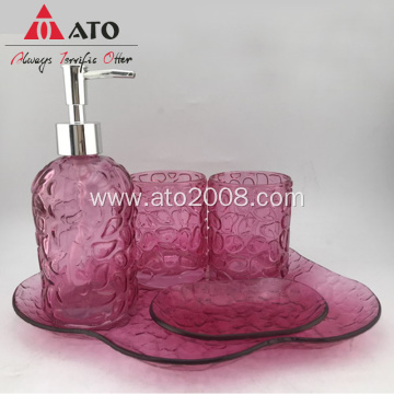 Set of Liquid Soap with Silver Pump Head